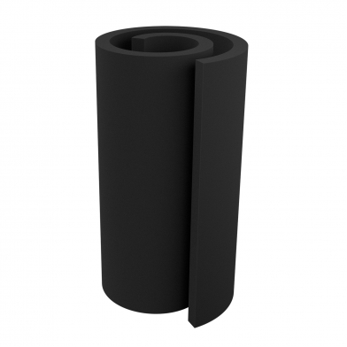 Купить акустический поролон ecosound ровный 2х1м 50мм черный графит по низкой цене