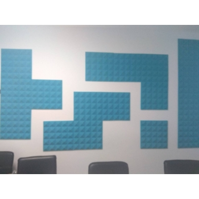 Купить панель из акустического поролона ecosound пирамида pyramid velvet green 250х250х25мм цвет зеленый по низкой цене