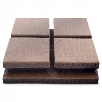 Купить акустическая панель ecosound tetras velvet grey 200x200x50мм цвет серый по низкой цене