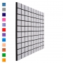 Купить акустическая панель ecosound tetras felt grey 100x100см 30мм цвет серый по низкой цене