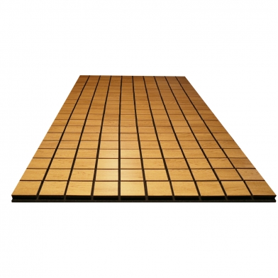 Купить акустическая панель ecosound  tetras felt grey 100x200см 30мм цвет серый по низкой цене