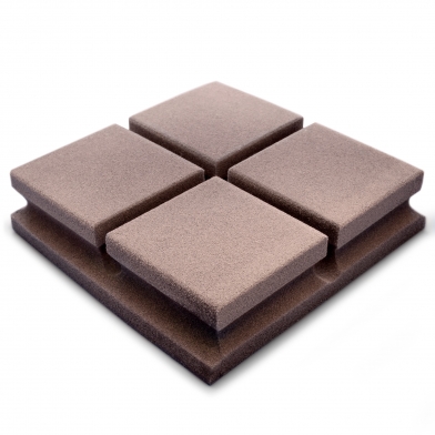 Купить акустическая панель ecosound tetras velvet grey 200x200x50мм цвет серый по низкой цене