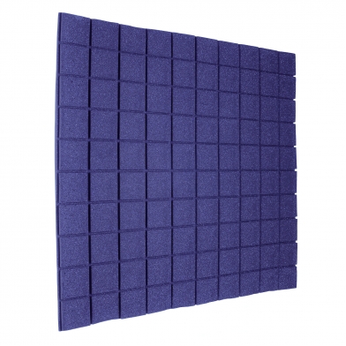 Купить панель из негорючего акустического поролона ecosound tetras рurple 1х1м, 30 мм, цвет фиолетовый по низкой цене