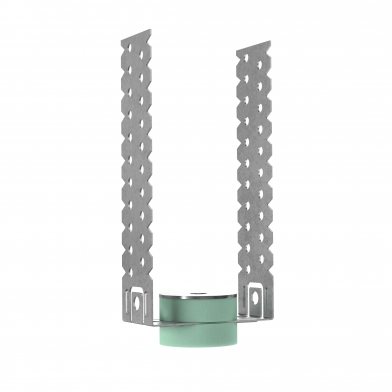 Купить антивибрационные крепления для звукоизоляции стен и потолка vibronet а2 60х130 мм по низкой цене