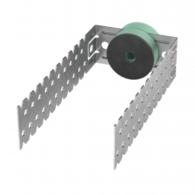 Купить антивибрационные крепления для звукоизоляции стен и потолка vibronet а2 60х130 мм по низкой цене