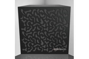 Бас пастка Ecosound Boomerang HDF-Black 50 х 50 см 100 мм чорна