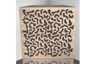 Бас пастка Ecosound Boomerang Lt-Sonoma-Oak 50 х 50 см 100 мм латте