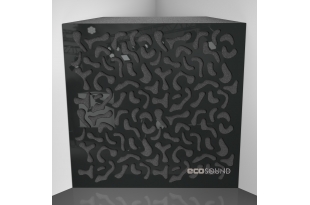 Бас пастка Ecosound Boomerang Plastic Black 50 х 50 см 100 мм чорний пластик