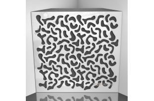 Бас ловушка Ecosound Boomerang Plastic White 50 х 50 см 100 мм белый пластик