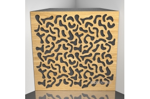 Бас ловушка Ecosound Boomerang Sherwood-Oak 50 х 50 см 100 мм светлый дуб