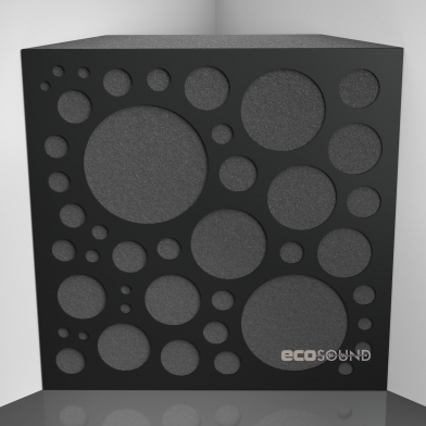 Купить бас ловушка ecosound ecobubble apple-locarno 50 х 50 см 100 мм коричневая по низкой цене