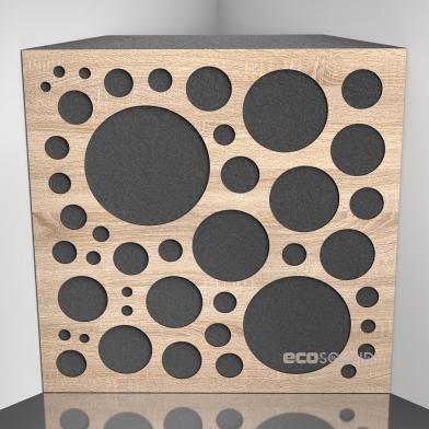 Купить бас ловушка ecosound ecobubble apple-locarno 50 х 50 см 100 мм коричневая по низкой цене