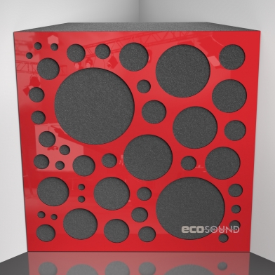 Купить бас ловушка ecosound ecobubble apple-locarno 50 х 50 см 100 мм коричневая по низкой цене