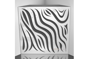 Бас ловушка Ecosound Chimera Plastic White 50 х 50 см 100 мм белый пластик