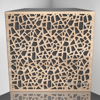 Купить бас ловушка ecosound ecoart apple-locarno 50 х 50 см 100 мм коричневая по низкой цене