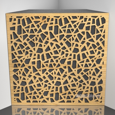 Купить бас ловушка ecosound ecoart apple-locarno 50 х 50 см 100 мм коричневая по низкой цене