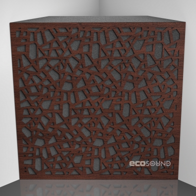 Купить бас ловушка ecosound ecoart apple-locarno 50 х 50 см 100 мм коричневая по низкой цене