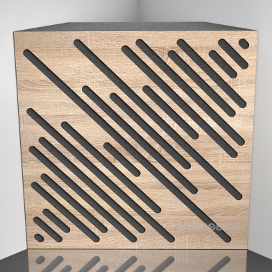 Купить бас ловушка ecosound diagonal apple-locarno 50 х 50 см 100 мм коричневая по низкой цене