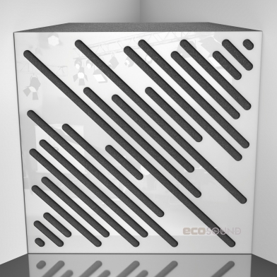 Купить бас ловушка ecosound diagonal apple-locarno 50 х 50 см 100 мм коричневая по низкой цене