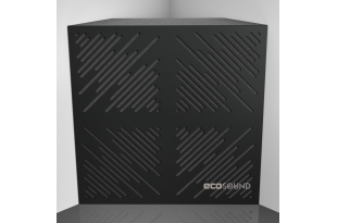 Бас ловушка Ecosound 4Diagonals HDF-Black 50 х 50 см 100 мм черная