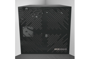 Бас ловушка Ecosound 4Diagonals Plastic Black 50 х 50 см 100 мм черный пластик