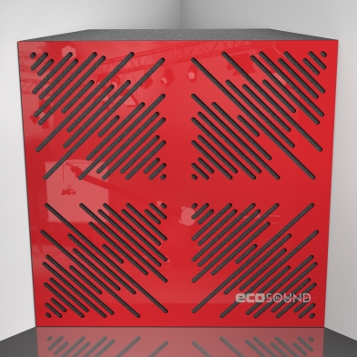 Купить бас ловушка ecosound 4diagonals apple-locarno 50 х 50 см 100 мм коричневая по низкой цене