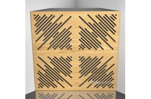 Бас ловушка Ecosound 4Diagonals Sherwood-Oak 50 х 50 см 100 мм светлый дуб