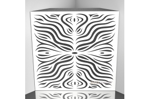 Бас пастка Ecosound Chimera F HDF-White 50 х 50 см 100 мм біла