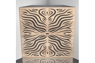 Бас пастка Ecosound Chimera F Lt-Sonoma-Oak 50 х 50 см 100 мм латте