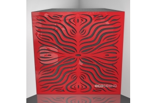 Бас пастка Ecosound Chimera F Plastic Red 50 х 50 см 100 мм червоний пластик