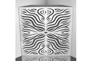 Бас пастка Ecosound Chimera F Plastic White 50 х 50 см 100 мм білий пластик