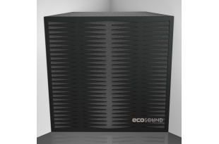 Бас ловушка Ecosound Backgammon HDF-Black 50 х 50 см 100 мм черная