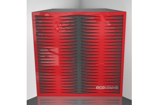 Бас ловушка Ecosound Backgammon Plastic Red 50 х 50 см 100 мм красный пластик