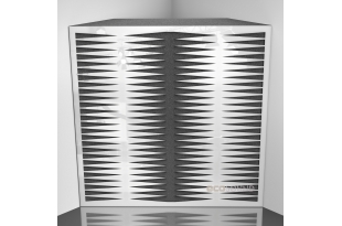 Бас ловушка Ecosound Backgammon Plastic White 50 х 50 см 100 мм белый пластик