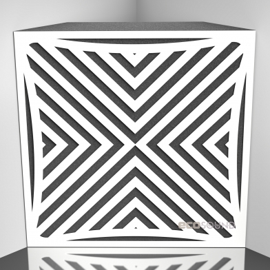 Купить бас ловушка ecosound urban apple-locarno 50 х 50 см 100 мм коричневая по низкой цене