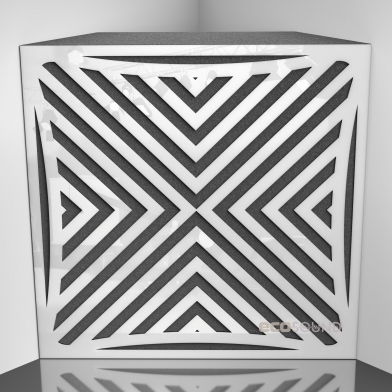 Купить бас ловушка ecosound urban apple-locarno 50 х 50 см 100 мм коричневая по низкой цене