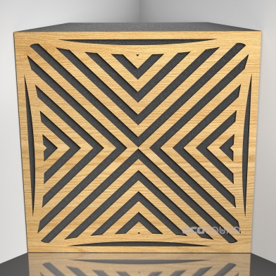 Купить бас ловушка ecosound urban apple-locarno 50 х 50 см 100 мм коричневая по низкой цене