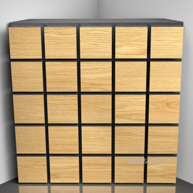 Купить бас ловушка ecosound tetras wood apple-locarno 50 х 50 см 100 мм коричневая по низкой цене