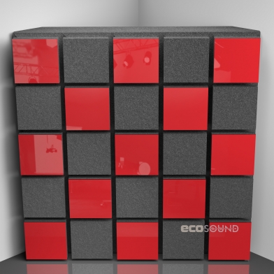 Купить бас ловушка ecosound tetras acoustic wood apple-locarno 50 х 50 см 100 мм коричневая по низкой цене