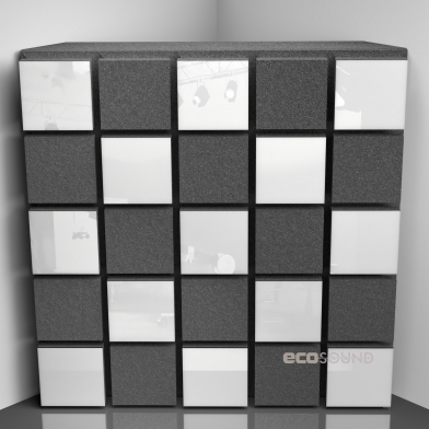 Купить бас ловушка ecosound tetras acoustic wood apple-locarno 50 х 50 см 100 мм коричневая по низкой цене