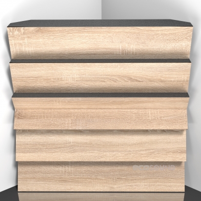 Купить бас ловушка ecosound pindiff crater apple-locarno 50 х 50 см 100 мм коричневая по низкой цене