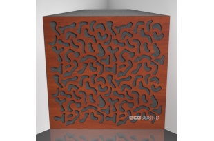 Бас пастка Ecosound Boomerang Apple-Locarno 50 х 50 см 150 мм коричнева