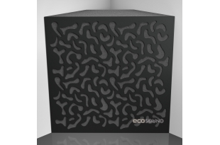 Бас пастка Ecosound Boomerang HDF-Black 50 х 50 см 150 мм чорна