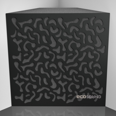 Купить бас ловушка ecosound boomerang hdf-black 50 х 50 см 150 мм черная по низкой цене