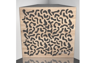 Бас пастка Ecosound Boomerang Lt-Sonoma-Oak 50 х 50 см 150 мм латте