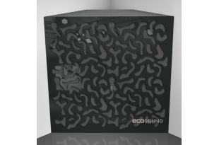 Бас ловушка Ecosound Boomerang Plastic Black 50 х 50 см 150 мм черный пластик