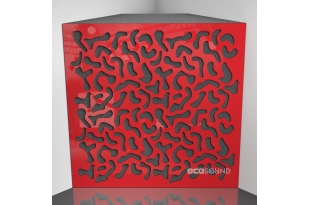 Бас ловушка Ecosound Boomerang Plastic Red 50 х 50 см 150 мм красный пластик