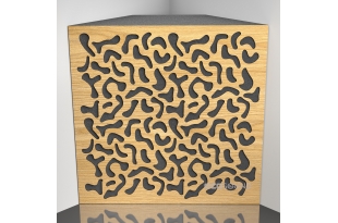 Бас ловушка Ecosound Boomerang Sherwood-Oak 50 х 50 см 150 мм светлый дуб