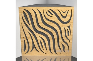 Бас ловушка Ecosound Chimera Sherwood-Oak 50 х 50 см 150 мм светлый дуб