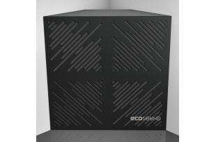 Бас ловушка Ecosound 4Diagonals HDF-Black 50 х 50 см 150 мм черная